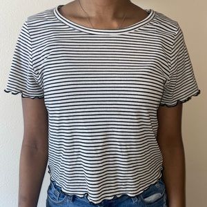 Striped Tee Shirt SZ M